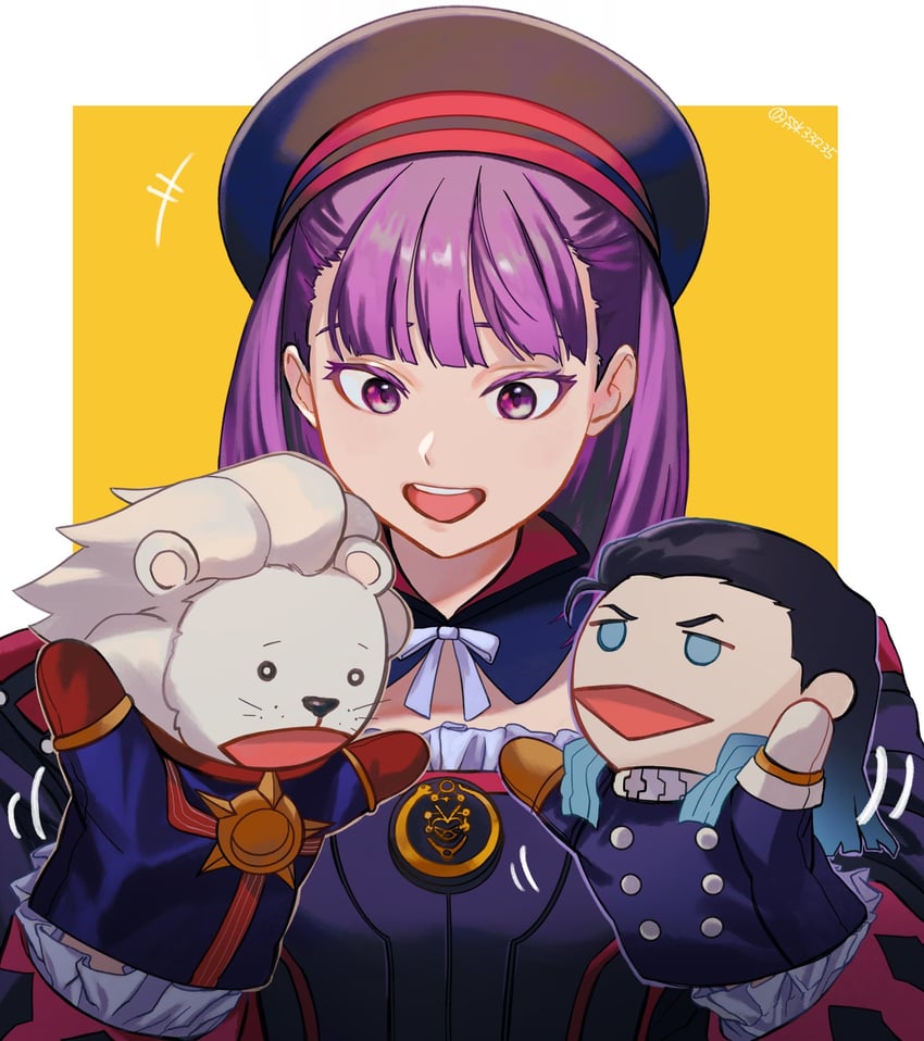 helena blavatsky, thomas edison, and nikola tesla (fate and 1 more) drawn by sosaka