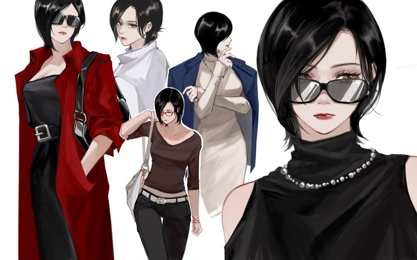 ada wong (resident evil and 1 more) drawn by mofa_shuimu_jiang