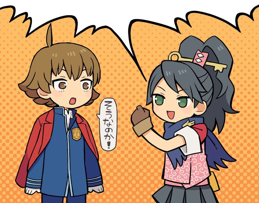 kay faraday and eustace winner (ace attorney and 2 more) drawn by numae_kaeru