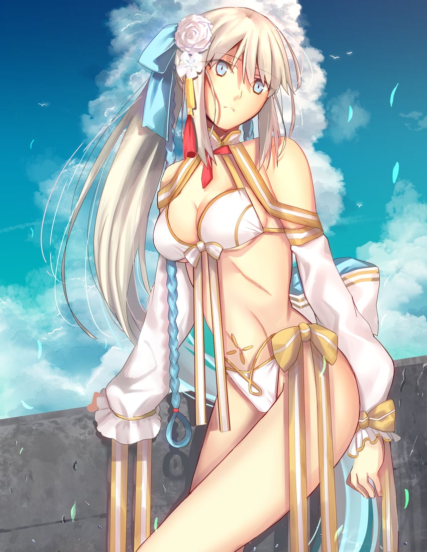 morgan le fay (fate and 1 more) drawn by iro_(sekaixiro)