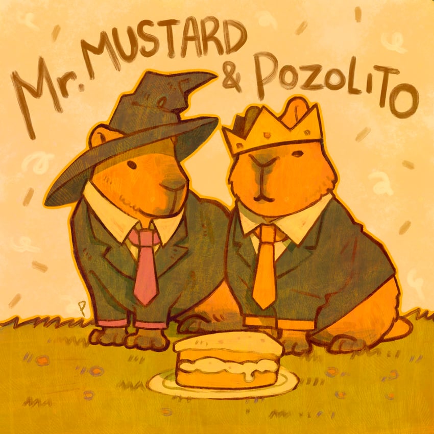 pozolito and mr. mustard (minecraft youtube and 1 more) drawn by peeco_0