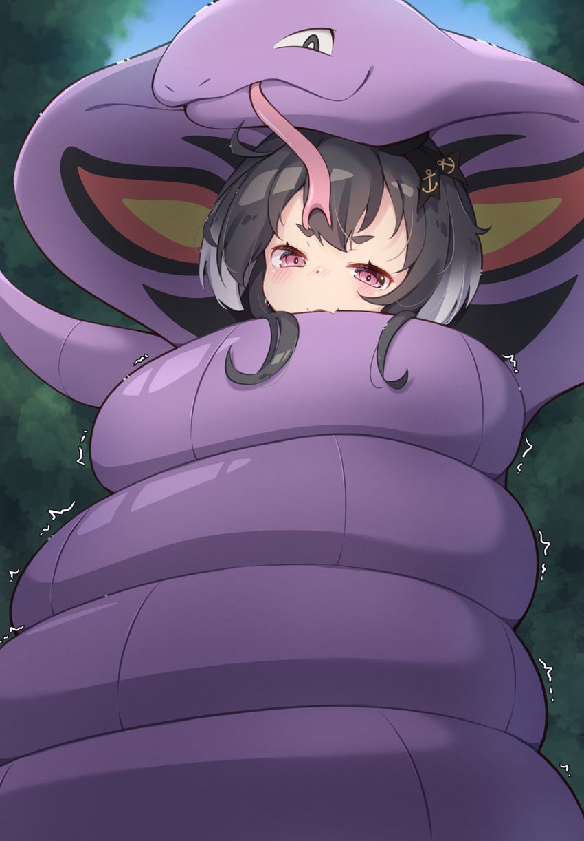 tokitsukaze and arbok (kantai collection and 1 more) drawn by x_noki9
