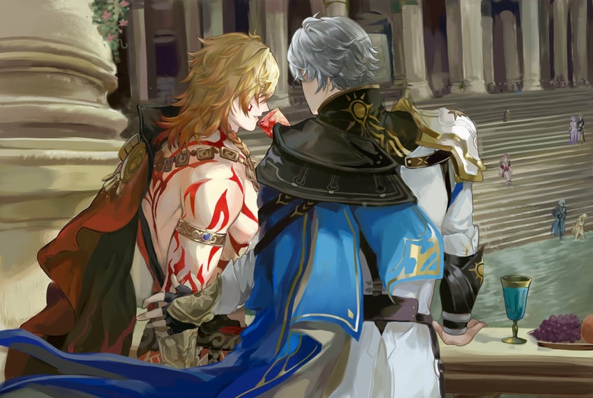 phainon and mydei (honkai and 1 more) drawn by yi04_04