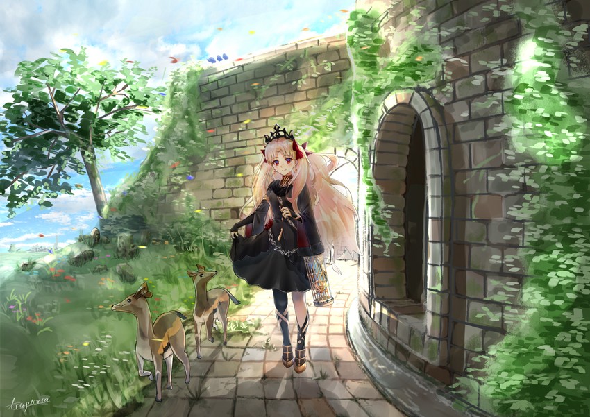 ereshkigal (fate and 1 more) drawn by hamanashi_(trapiorra)