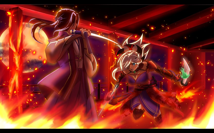 miyamoto musashi and sasaki kojirou (fate and 1 more) drawn by you26