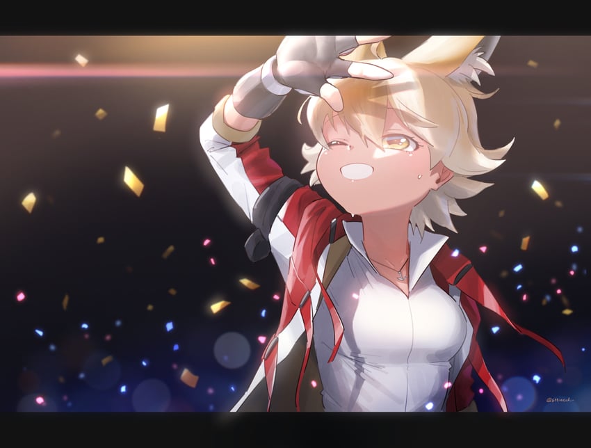 coyote and leo kliesen (kemono friends and 2 more) drawn by beleven