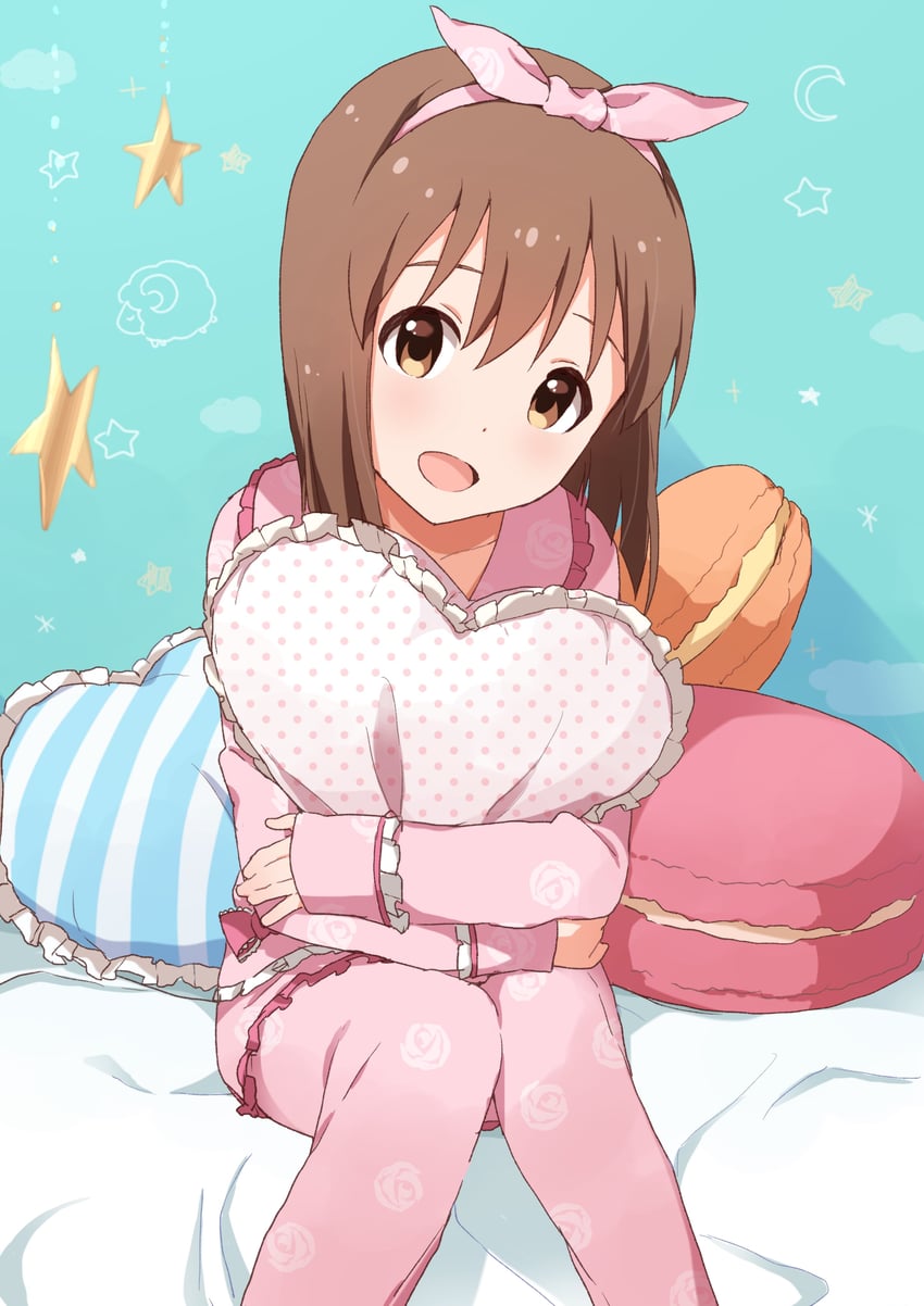 hagiwara yukiho (idolmaster and 2 more) drawn by buchi_(y0u0ri_)