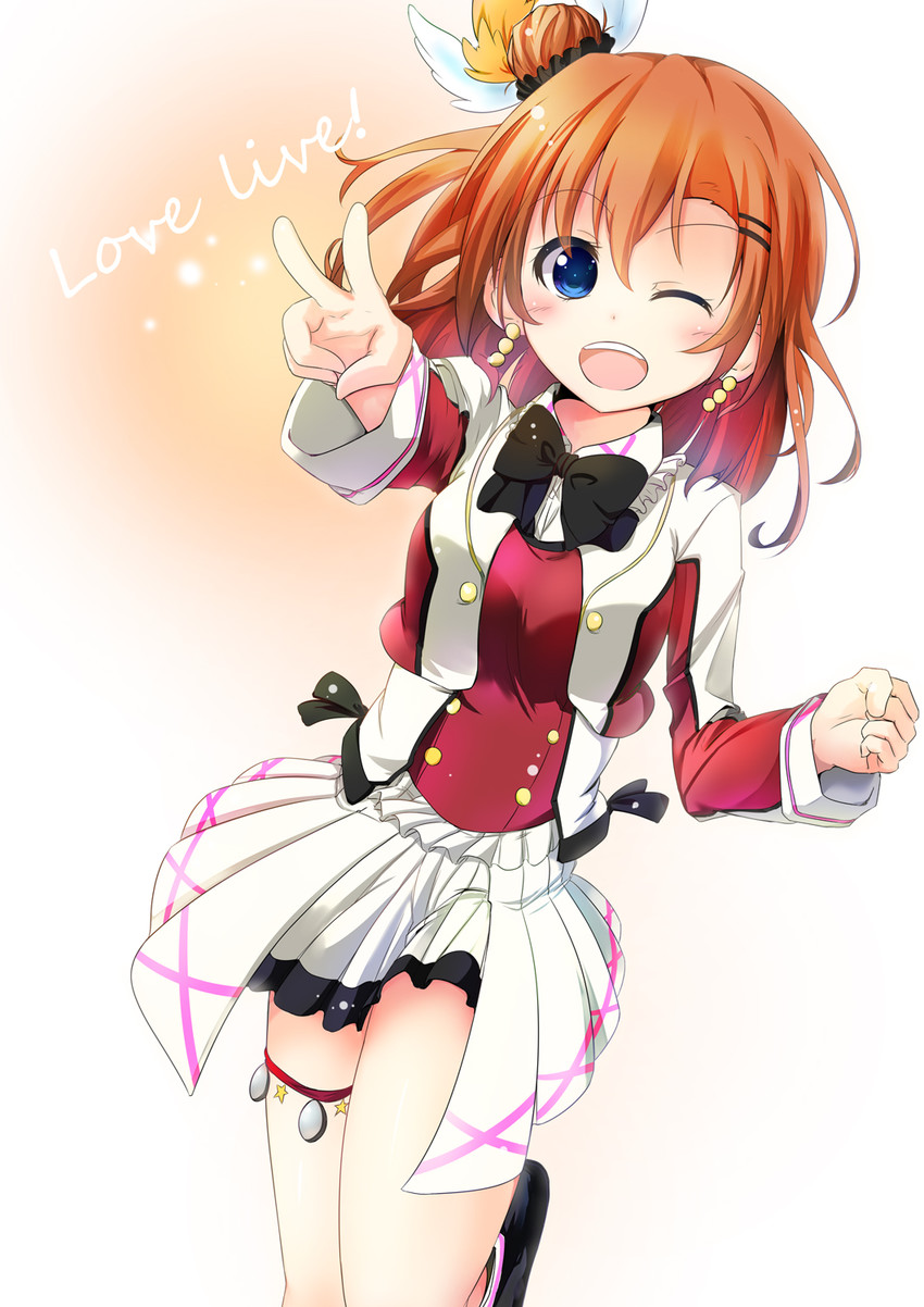 kosaka honoka (love live! and 1 more) drawn by sasahara_wakaba