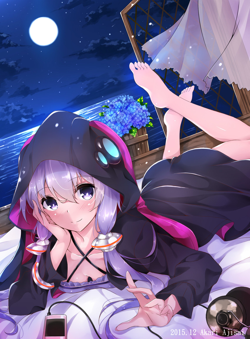 yuzuki yukari (vocaloid and 1 more) drawn by akari_ajisai