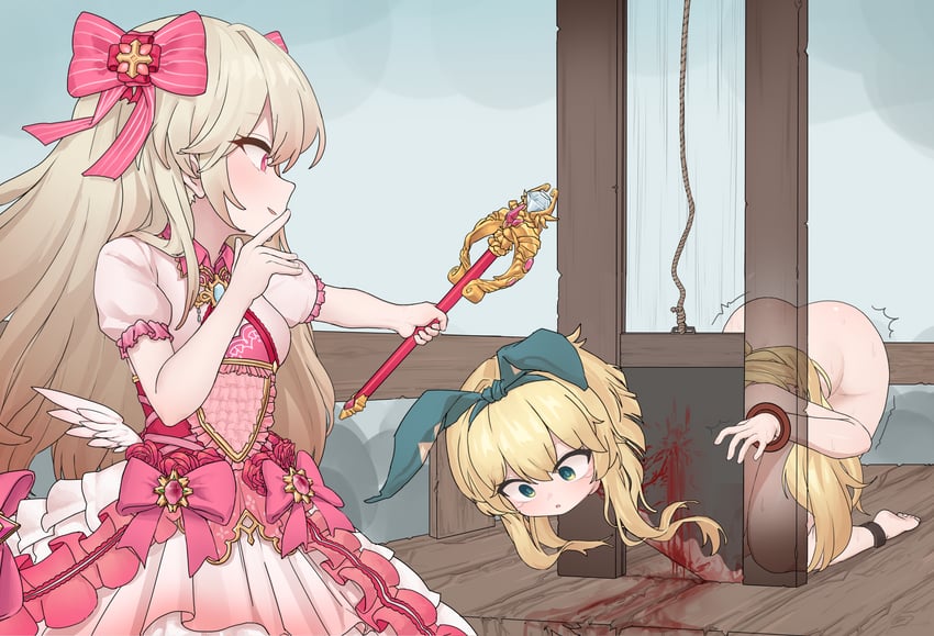 chaos marie and alice (grimms notes) drawn by ju_ge