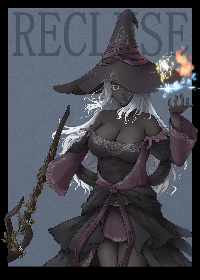 recluse (elden ring and 1 more) drawn by gresy