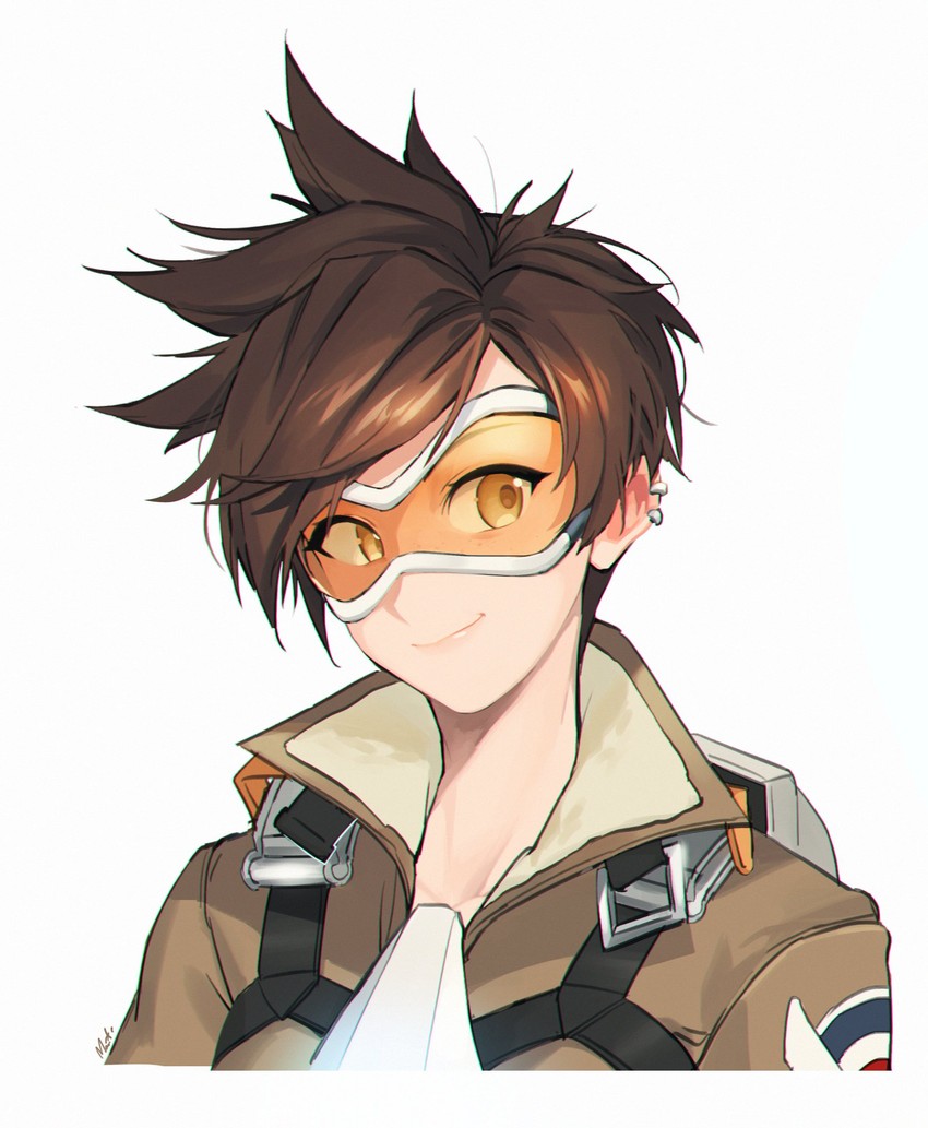tracer (overwatch and 1 more) drawn by maro_(lij512)