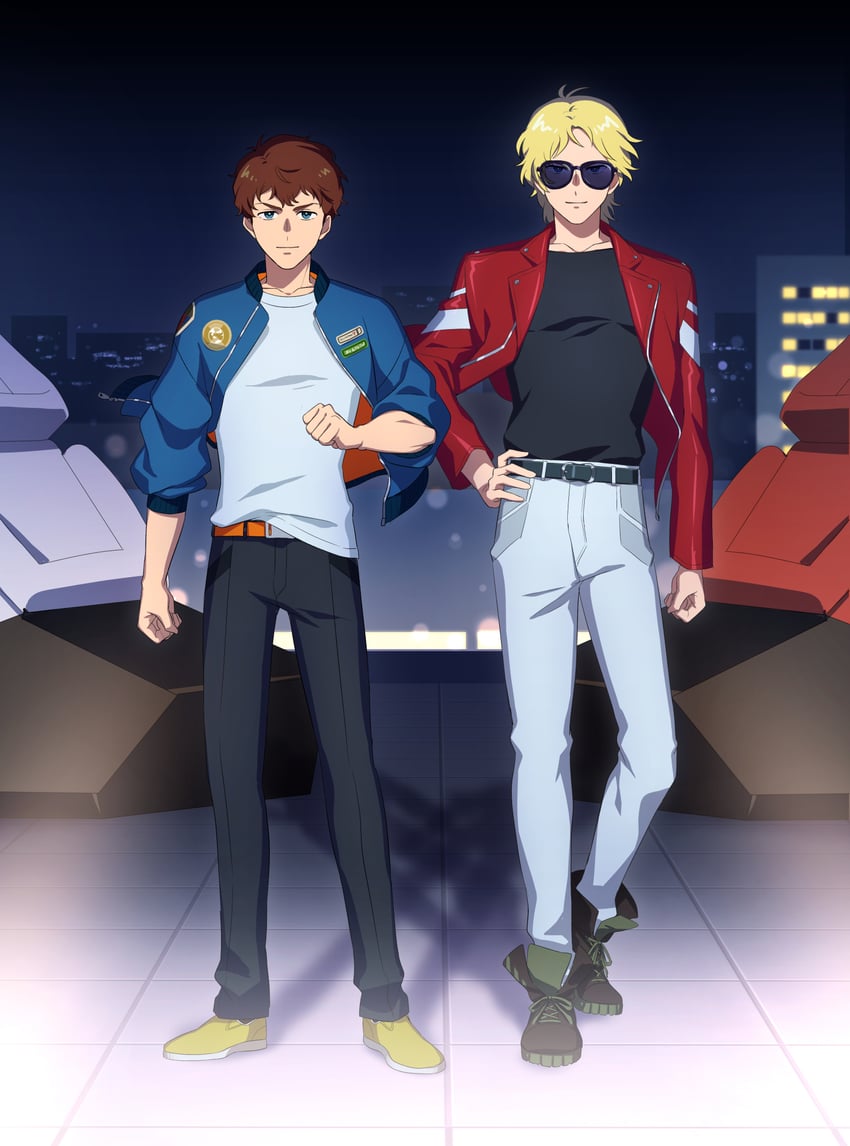 amuro ray and quattro bajeena (gundam and 2 more) drawn by nvig00