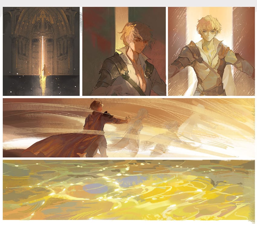 derrick berg (lord of the mysteries) drawn by nayannayan