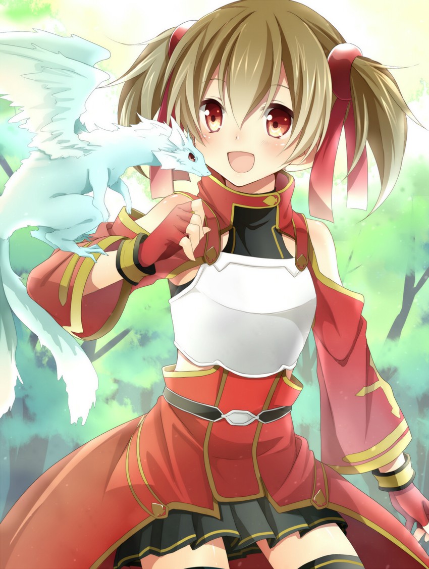 silica and pina (sword art online) drawn by i_m_a
