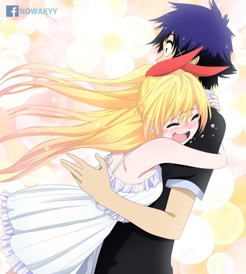 kirisaki chitoge and ichijou raku (nisekoi and 1 more) drawn by nowakyy