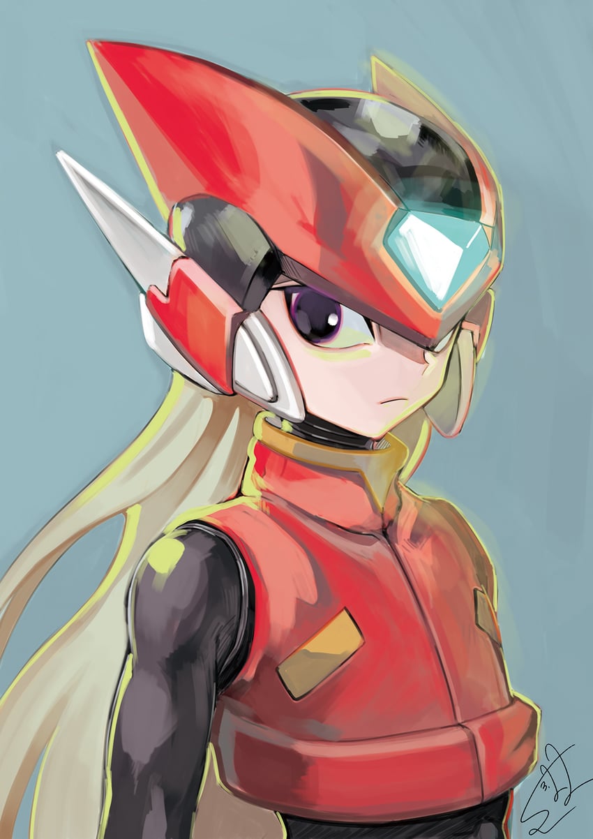 zero and zero(z) (mega man and 1 more) drawn by sumomo