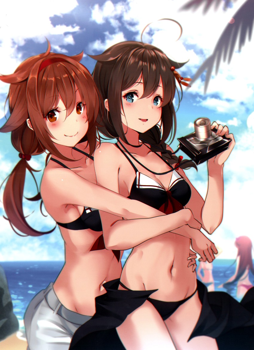 shigure, shigure kai ni, shiratsuyu, shiratsuyu kai ni, and yuugure (kantai collection) drawn by kujou_ichiso