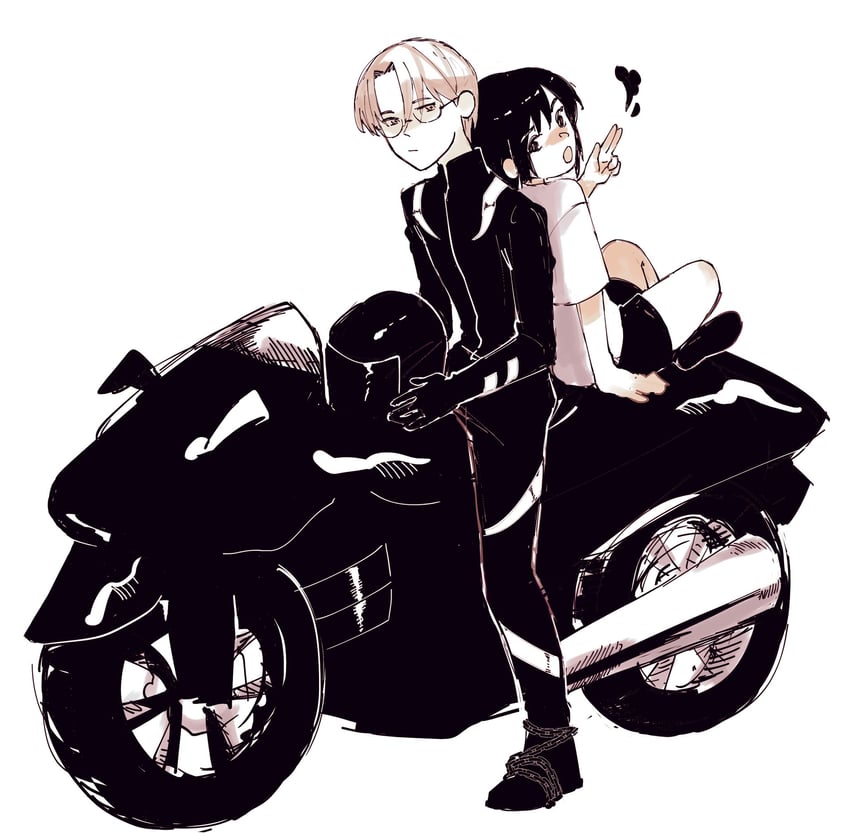 higashi azuma and otta ely (choujin x) drawn by oa_lien