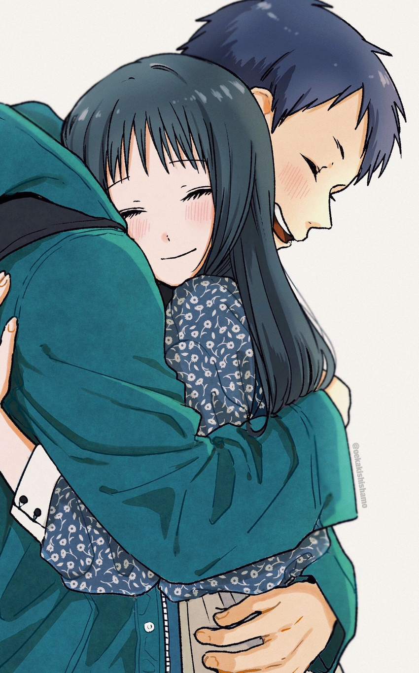 sugino tomohito and kanzaki yukiko (ansatsu kyoushitsu) drawn by shishamo_(abc_shishamo)