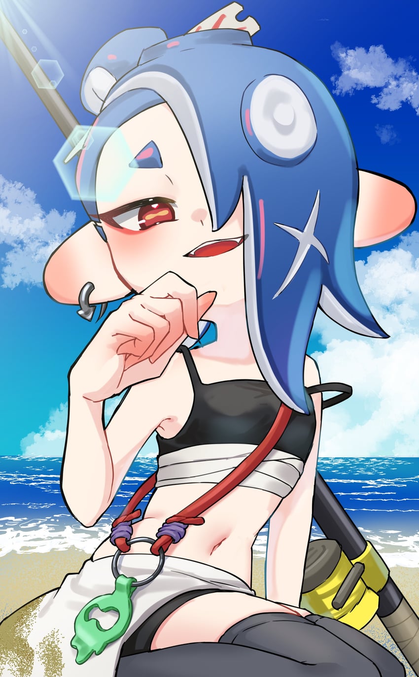 shiver (splatoon and 1 more) drawn by amakusa_setoka