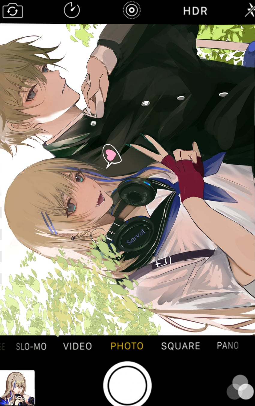 gepard landau and serval landau (honkai and 1 more) drawn by shinya_abcxyz