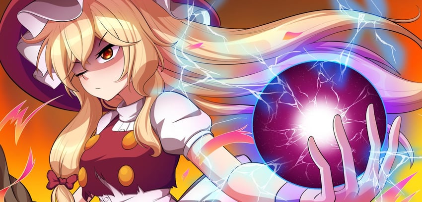 kirisame marisa (touhou and 1 more) drawn by bmkro