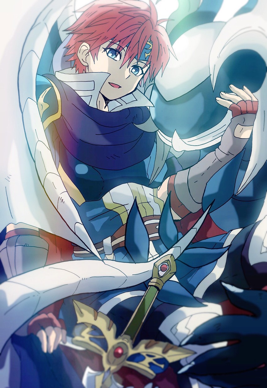 roy and corrin (fire emblem and 4 more) drawn by kiriya_(552260)