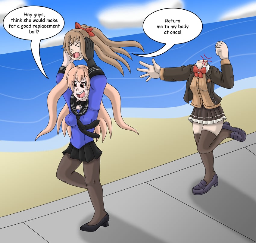kumano and johnston (kantai collection) drawn by gameboysage