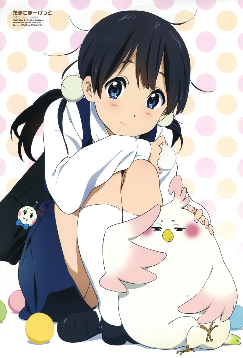 kitashirakawa tamako and dera mochimazzui (tamako market and 1 more) drawn by horiguchi_yukiko