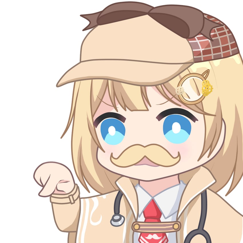 watson amelia (hololive and 1 more) drawn by zephylyne