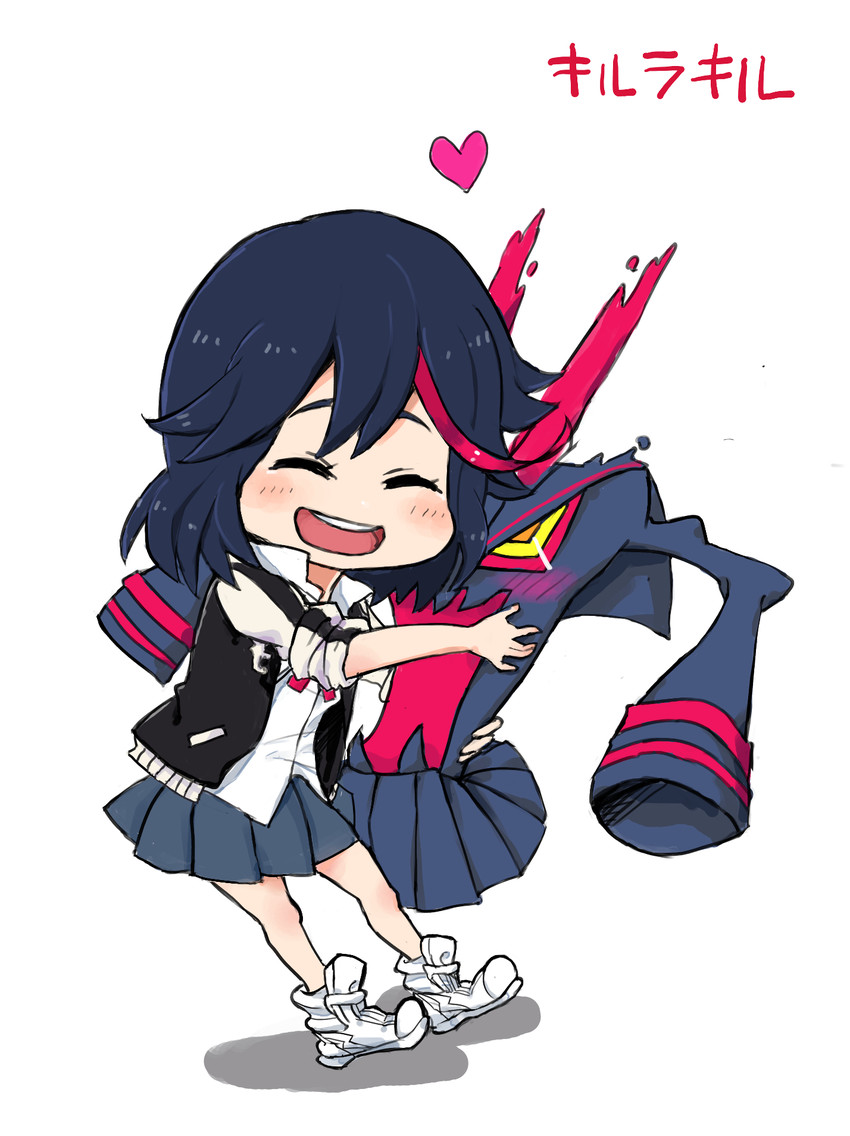 matoi ryuuko and senketsu (kill la kill) drawn by invimp