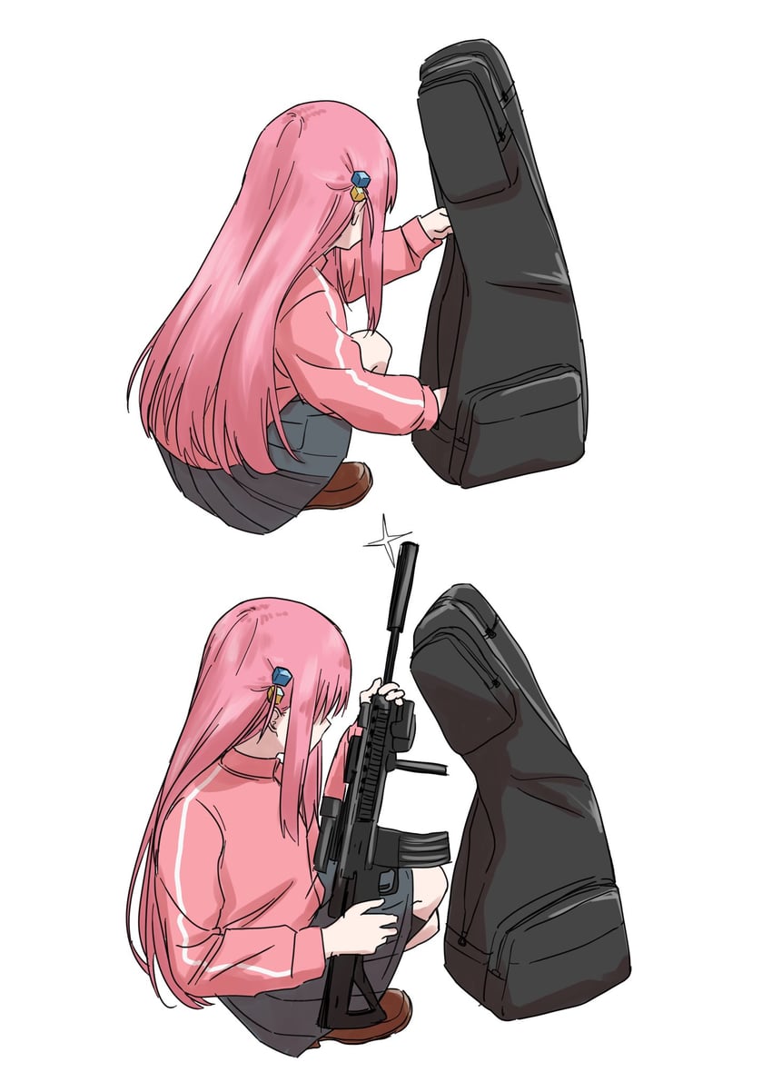 gotoh hitori (bocchi the rock!) drawn by haiki_(haikiman)