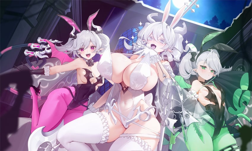 lovely labrynth of the silver castle, arianna the labrynth servant, and arianne the labrynth servant (yu-gi-oh!) drawn by xiujia_yihuizi