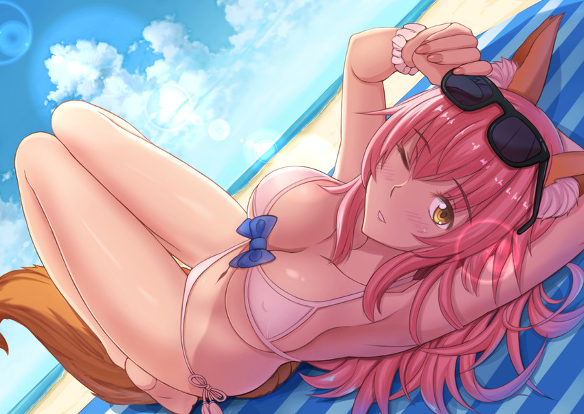 tamamo and tamamo no mae (fate and 2 more) drawn by keikei_(kitty_colors)