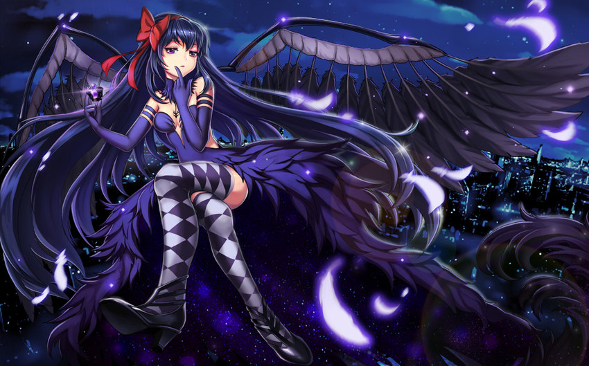 akemi homura and akuma homura (mahou shoujo madoka magica and 1 more) drawn by sakuredream