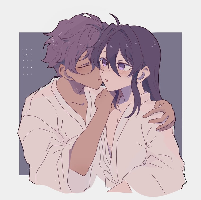 kanzaki souma and otogari adonis (ensemble stars!) drawn by whiten_wolf