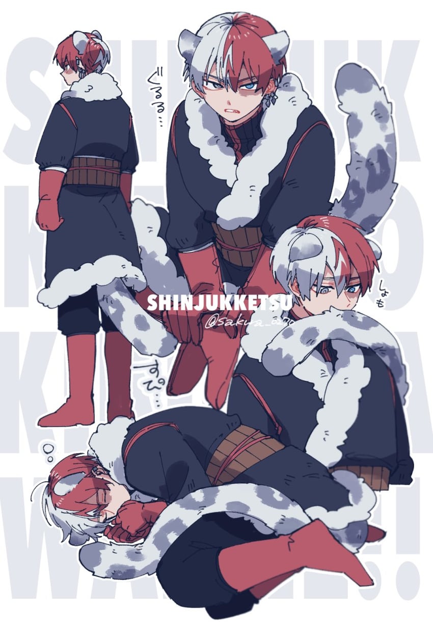 todoroki shoto (boku no hero academia) drawn by sakura_0270