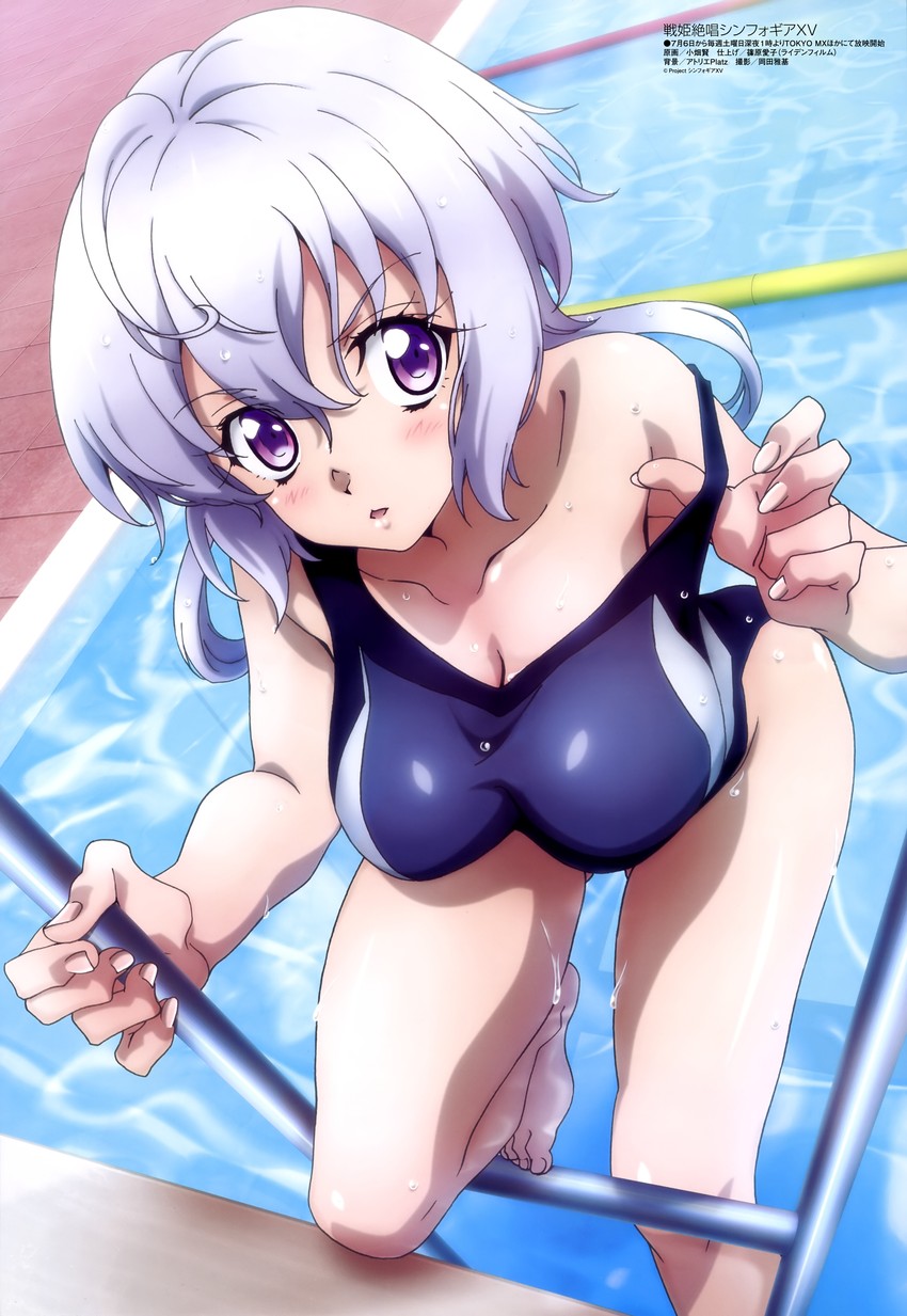 yukine chris (senki zesshou symphogear and 1 more) drawn by obata_ken