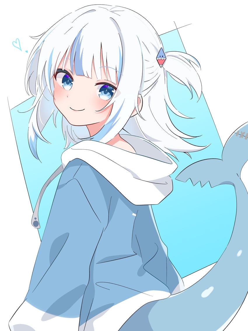 gawr gura (hololive and 1 more) drawn by ryu160303