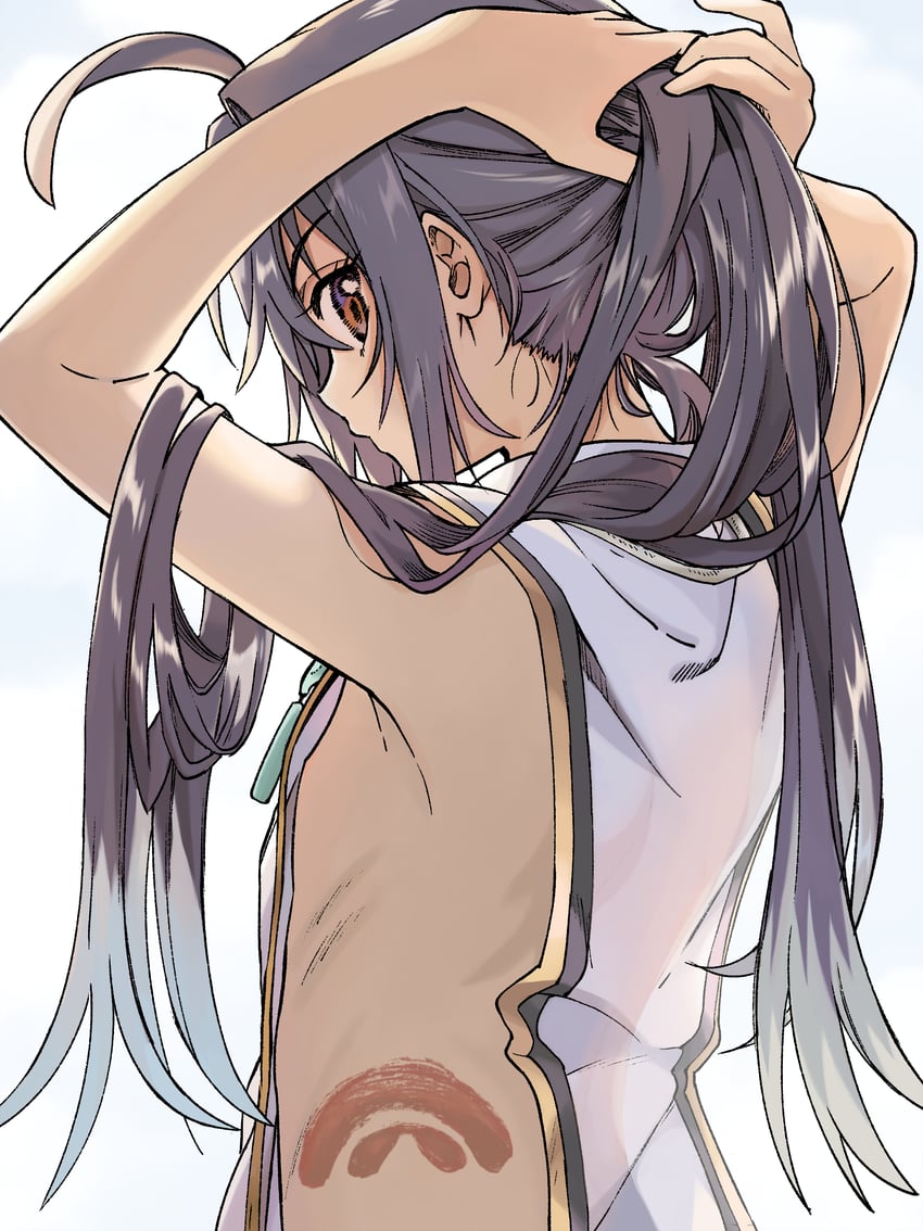 yamato takeru (fate and 2 more) drawn by fukaku-tei
