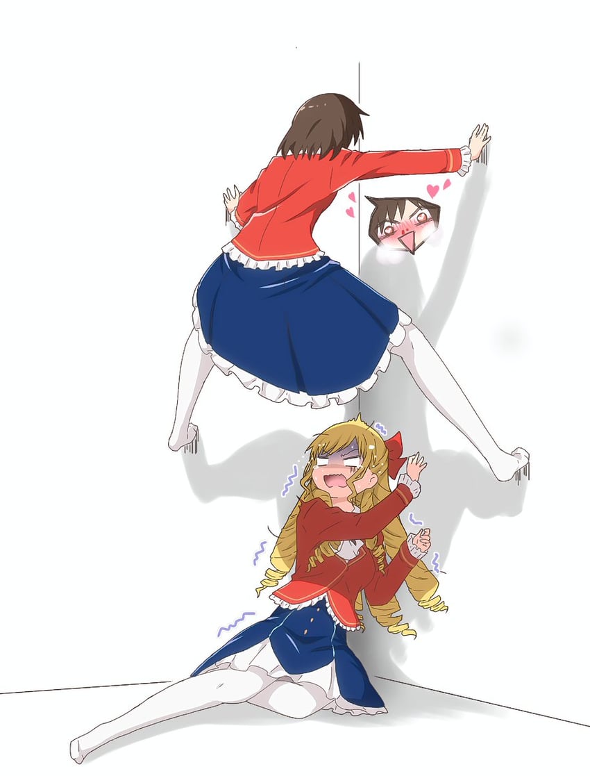 claire francois and rae taylor (watashi no oshi wa akuyaku reijou) drawn by hitorilily