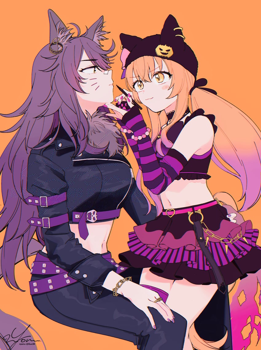 mayano top gun and narita brian (umamusume) drawn by yonu_(yonurime)