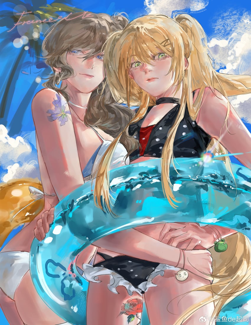 united kingdom and france (axis powers hetalia) drawn by bear270901