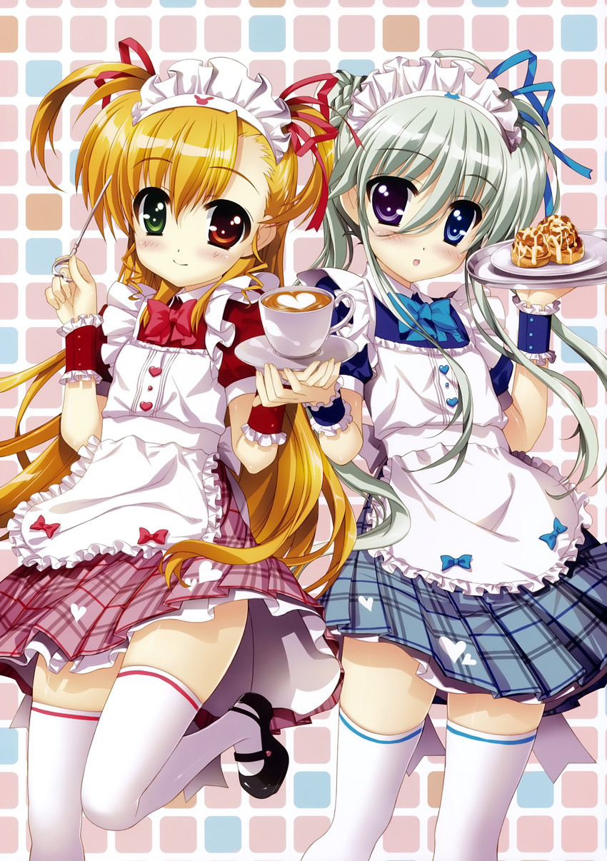 vivio and einhard stratos (lyrical nanoha and 1 more) drawn by fujima_takuya