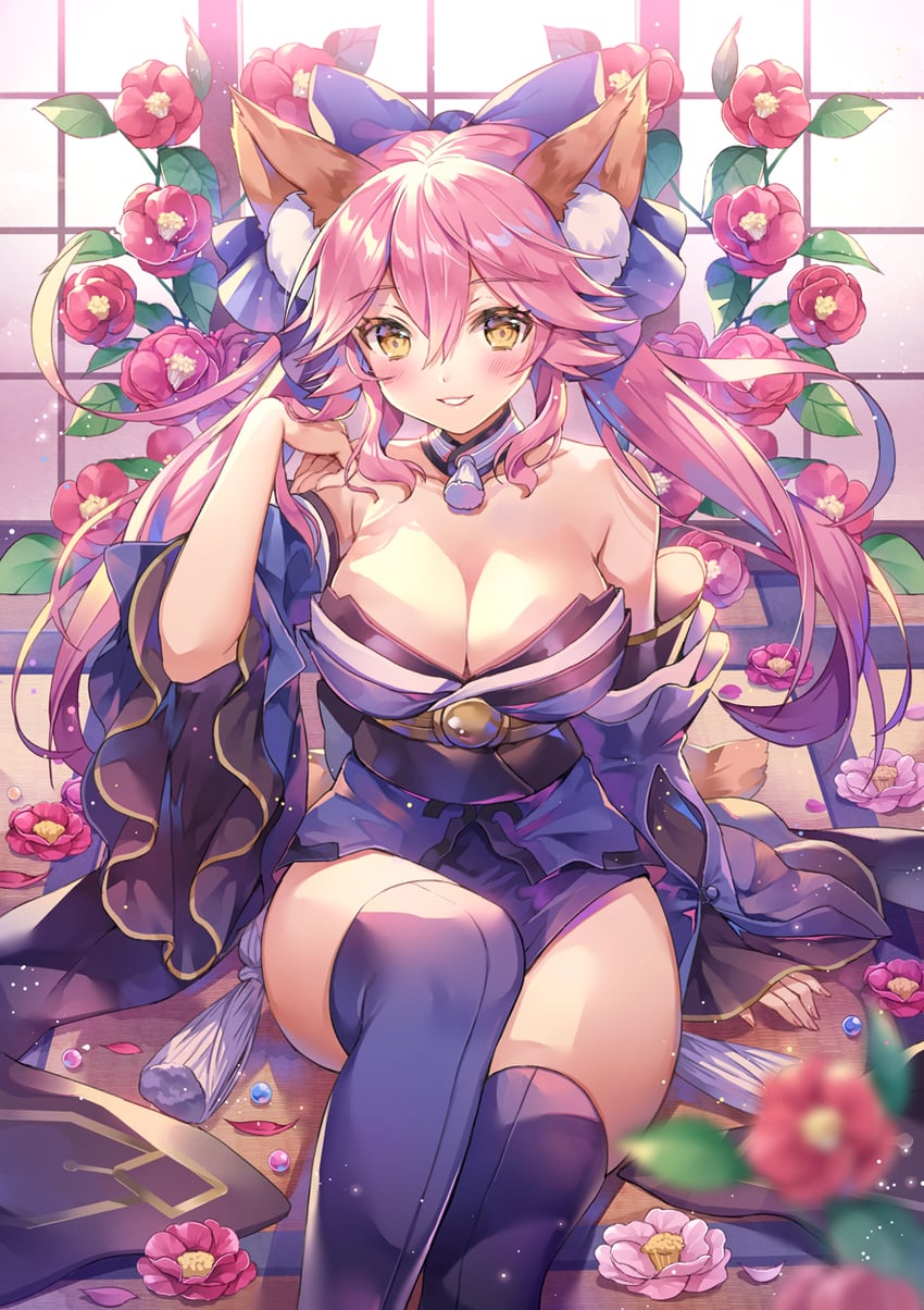 tamamo and tamamo no mae (fate and 1 more) drawn by yeonwa