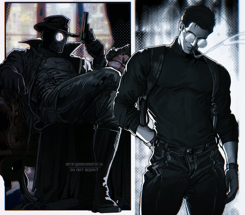 spider-man noir (marvel and 3 more) drawn by umikochannart