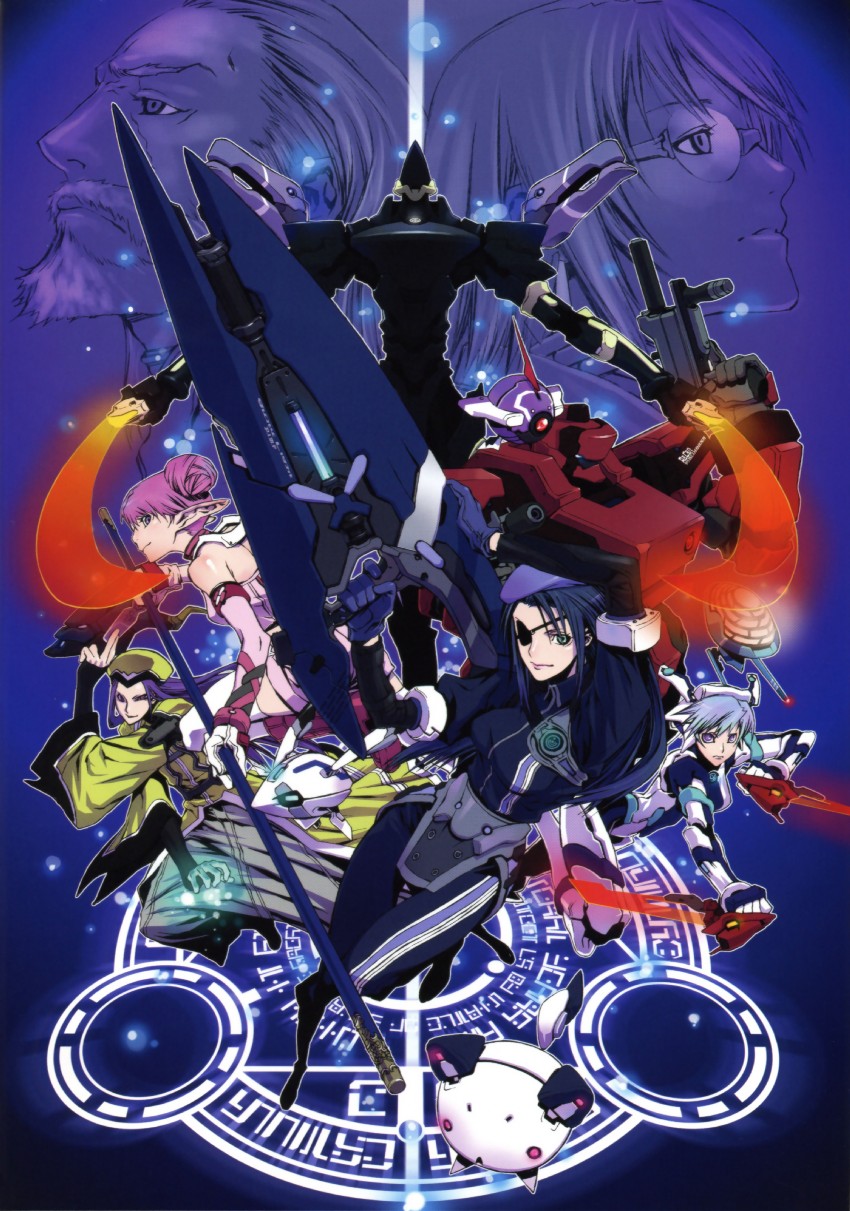 hunewearl, racast, caseal, hucast, hucaseal, and 4 more (phantasy star and 1 more) drawn by miwa_shirow