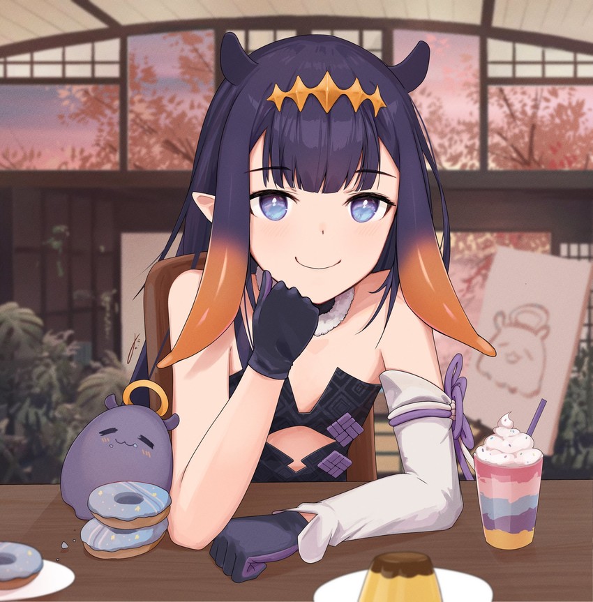 ninomae ina'nis and takodachi (hololive and 1 more) drawn by jushoro