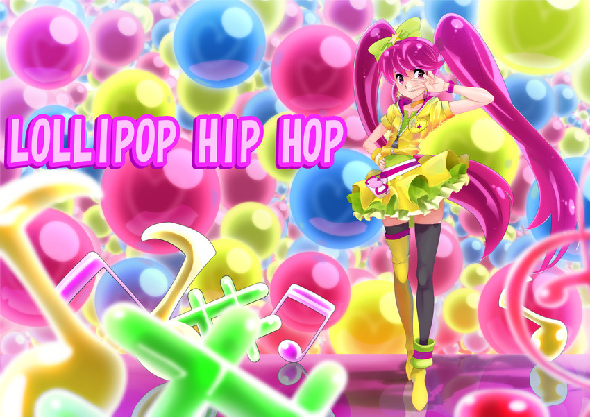 aino megumi and cure lovely (precure and 1 more) drawn by nukosann